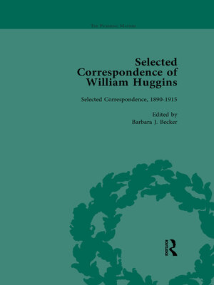 cover image of Selected Correspondence of William Huggins Vol 2